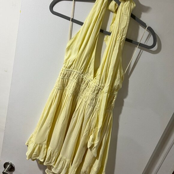 🏷 *NWT* 🌻 VICI Aster Halter Smocked Mini Dress | Size L 🌻 - Picture 8 of 8